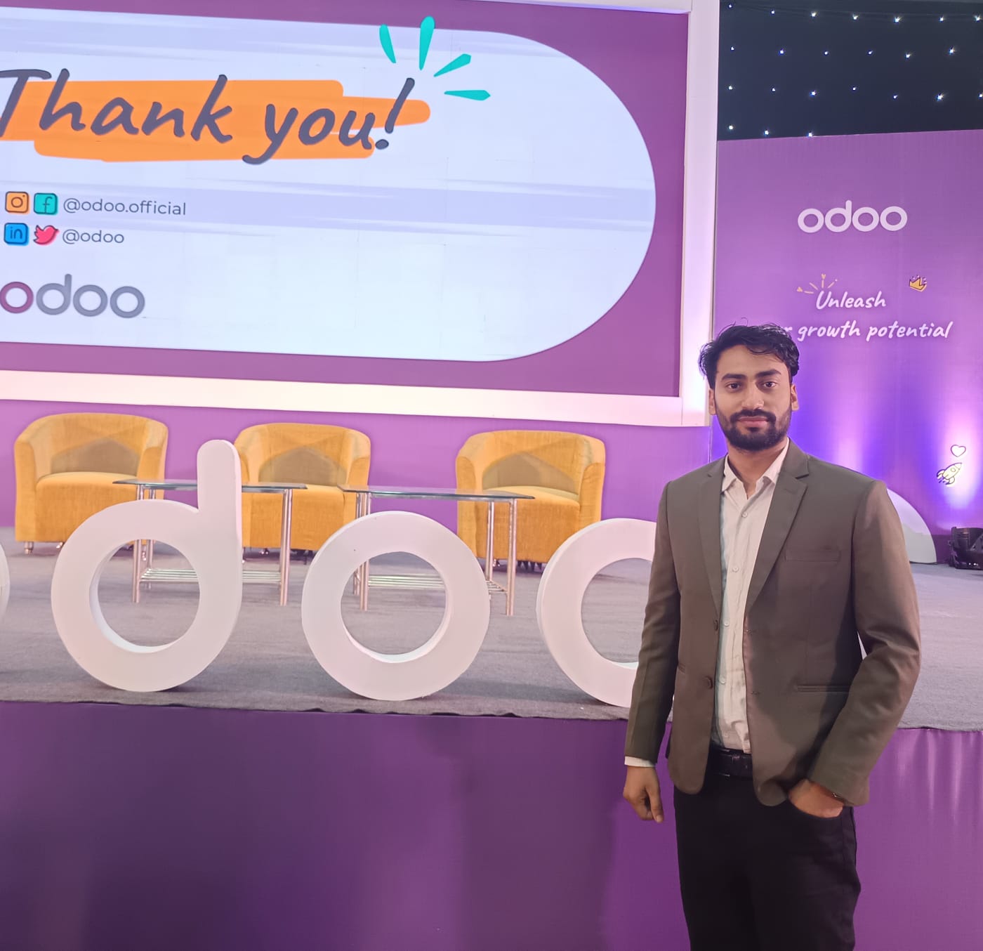 MD. AL IMRAN CHOWDHURY at an Odoo event